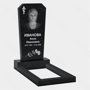 Памятник на могилу (10-107) «Меч со скошенными углами и крестом» 10-107