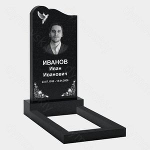 Памятник на могилу (10-257) «Парящий голубь на строгой стеле» 10-257