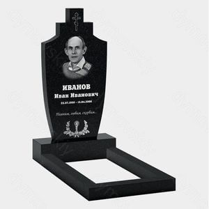 Памятник на могилу (10-273) «Меч с крестом и плавными скруглениями» 10-273