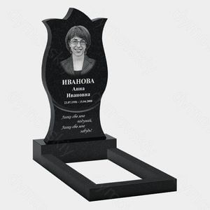 Памятник на могилу (10-297) «Волнообразная вертикальная стела с плавными линиями» 10-297