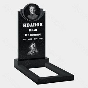 Памятник на могилу (10-312) «С кругом и ангелом» 10-312