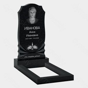 Памятник на могилу (10-322) «С щитом и рельефной драпировкой» 10-322