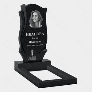 Памятник на могилу (10-359) «Фигурная волнообразная стела с плавными линиями» 10-359