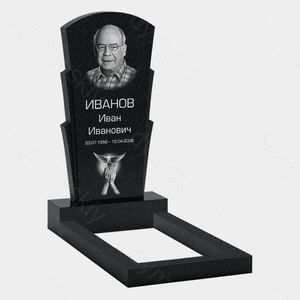Памятник на могилу (10-365) «С щитом и ангелом» 10-365