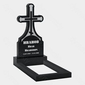 Памятник на могилу (10-396) «С массивным крестом» 10-396