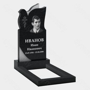 Памятник на могилу (10-444) «Контрастный резной голубь» 10-444