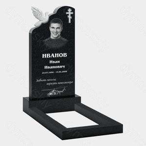 Памятник на могилу (10-460) «С голубем и православным крестом» 10-460