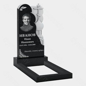 Памятник на могилу (10-513) «Облако с церковью и крестом» 10-513