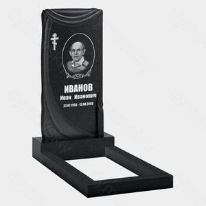 Памятник на могилу (10-524) «С крестом и драпировкой» 10-524