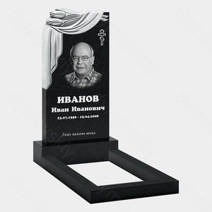 Памятник на могилу (10-546) «Плащаница с парой тюльпанов» 10-546