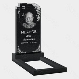 Памятник на могилу (10-603) «С крестом и ветвью» 10-603