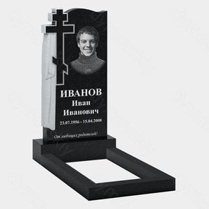 Памятник на могилу (10-638) «С плащаницей и православным крестом» 10-638