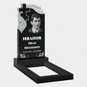 Памятник на могилу (10-673) «С плащаницей и полукрестом» 10-673
