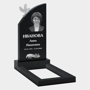 Стела с голубем и лентой 10-740