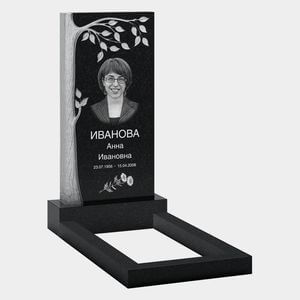 Стела с деревом и портретом 10-802