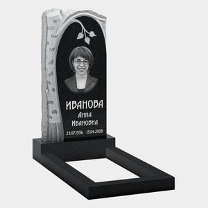Стела с берёзой и аркой 10-807