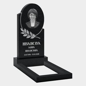 Стела с портретом и лавровой ветвью 10-815