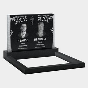 Памятник на могилу (11-361) «С резными деревьями» 11-361