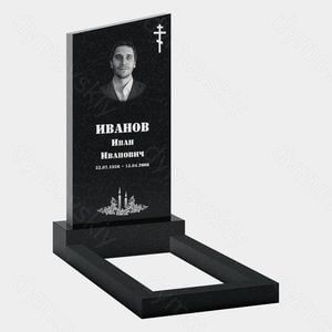 Памятник на могилу (20-108) «с диагональным срезом » 20-108
