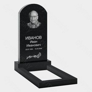Памятник на могилу (20-141) «Простой с закруглённым верхом» 20-141