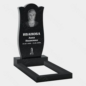 Памятник на могилу (20-159) «Волнообразная арка с мягкими линиями» 20-159