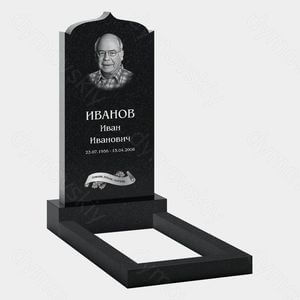 Памятник на могилу (20-171) «Классическая стела с фигурным верхом» 20-171