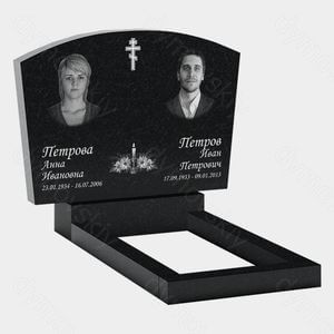 Памятник на могилу (21-139) «С крестом и свечой» 21-139