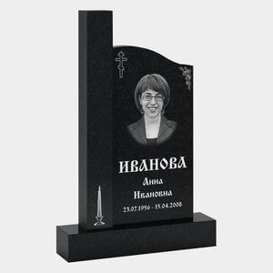 Памятник на могилу (30-102) «Вертикальный с волнообразным верхом» 30-102