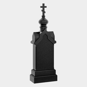 Памятник на могилу (30-611) «С куполом и православным крестом в архитектурном стиле» 30-611