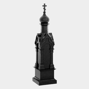 Памятник на могилу (30-613) «Часовня с куполом и крестом — вытянутый архитектурный силуэт» 30-613