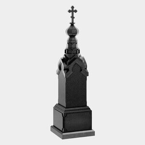 Памятник на могилу (30-614) «Стелла с купольной главкой и крестом в церковном стиле» 30-614