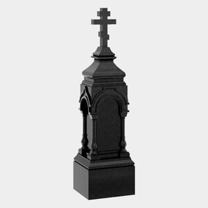 Памятник на могилу (30-620) «Часовня с аркой и православным крестом» 30-620
