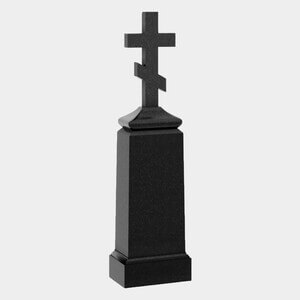 Памятник на могилу (30-624) «Колонна с православным крестом» 30-624