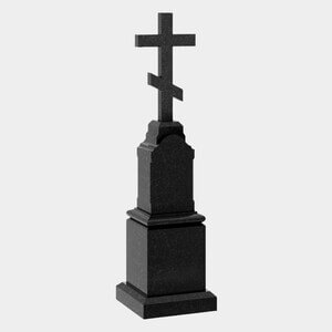 Памятник на могилу (30-647) «Православный столб с венчающим крестом» 30-647