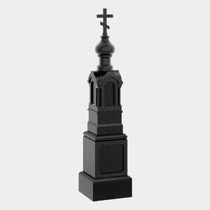 Памятник на могилу (30-667) «С часовней, куполом и православным крестом» 30-667