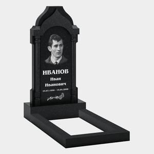 Памятник на могилу (32-120) «Арочная стела с классическими колоннами» 32-120