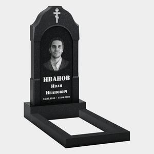 Памятник на могилу (32-132) «Арочная стела с православным крестом» 32-132