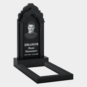 Памятник на могилу (32-170) «Арка с колоннами и фигурным верхом» 32-170