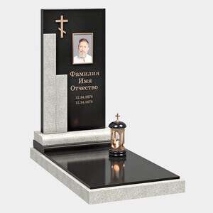 Памятник на могилу (40-714) «Классический со строгой вертикалью» 40-714