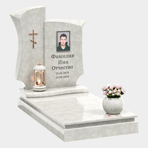 Памятник на могилу (40-725) «Современный с плавными линиями» 40-725