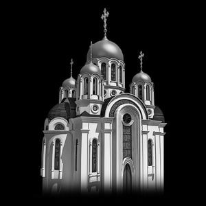 71-706 — Храм православный с куполами