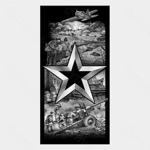 72-256 — Стела звёздная с военными сценами