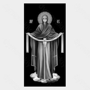 72-260 — Икона Покрова с нимбом