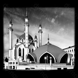 72-485 — Мечеть с минаретами и куполом