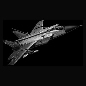 74-180 — Боевой самолёт. Авиационный рельеф