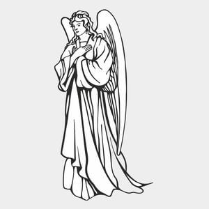 75-124 — Ангел с пальмовой ветвью
