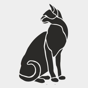 75-226 — Силуэт кошки декоративный