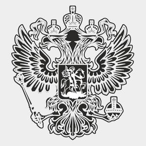 75-400 — Герб России с двуглавым орлом