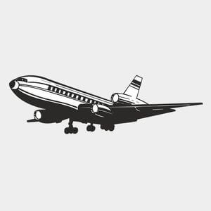 75-426 — Силуэт авиалайнера классический
