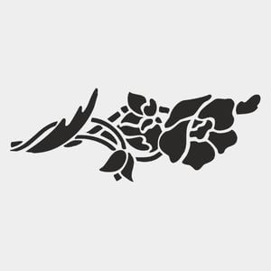75-618 — Цветок с листьями, декоративный